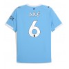 Muški Nogometni Dres Manchester City Nathan Ake #6 Domaci 2025-26 Kratak Rukav Muški Nogometni Dres Manchester City Nathan Ake #6 Domaci 2025-26 Kratak Rukav